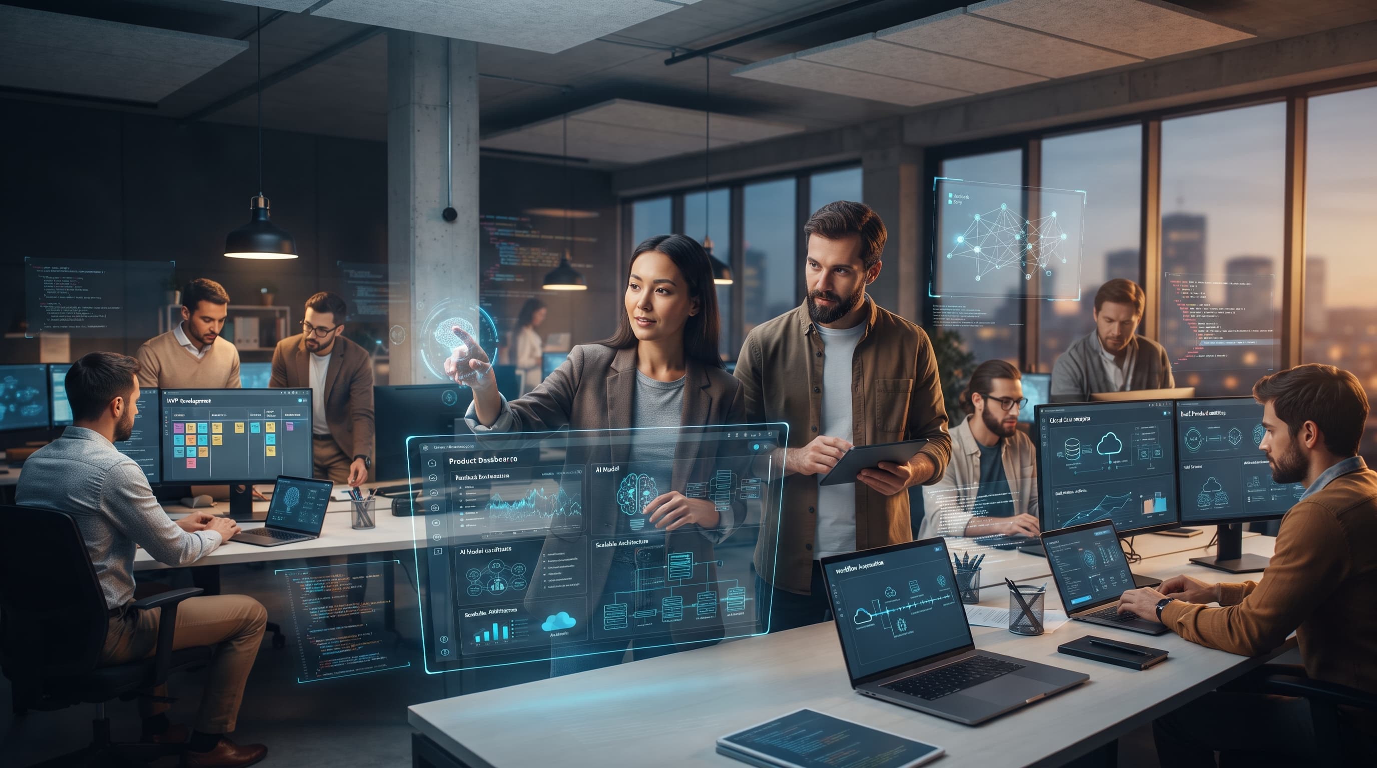 Startups — industry solutions concept